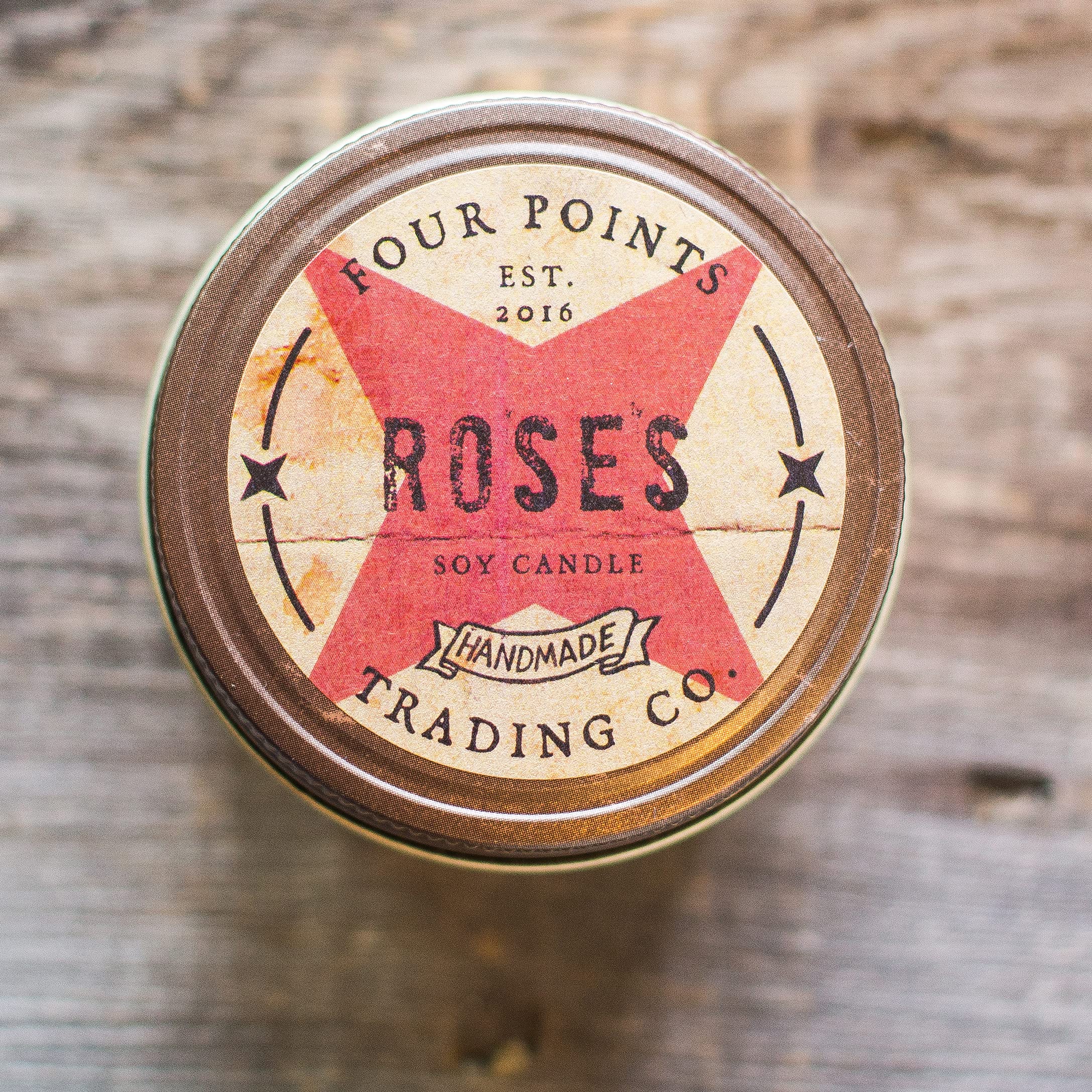 8 Oz Rose Scented Soy Aromatherapy Candle in Glass Jar - Perfect for Relaxation, Spa, Yoga & Home Decor