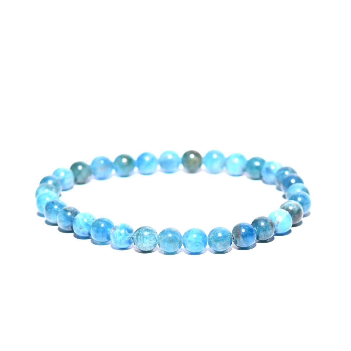 Blue Apatite Healing Bracelet for Women - Natural Stone Crystal Energy Jewelry for Manifestation, Wealth & Positive Energy | Perfect for Meditation, Chakra Balancing & Spiritual Gifts