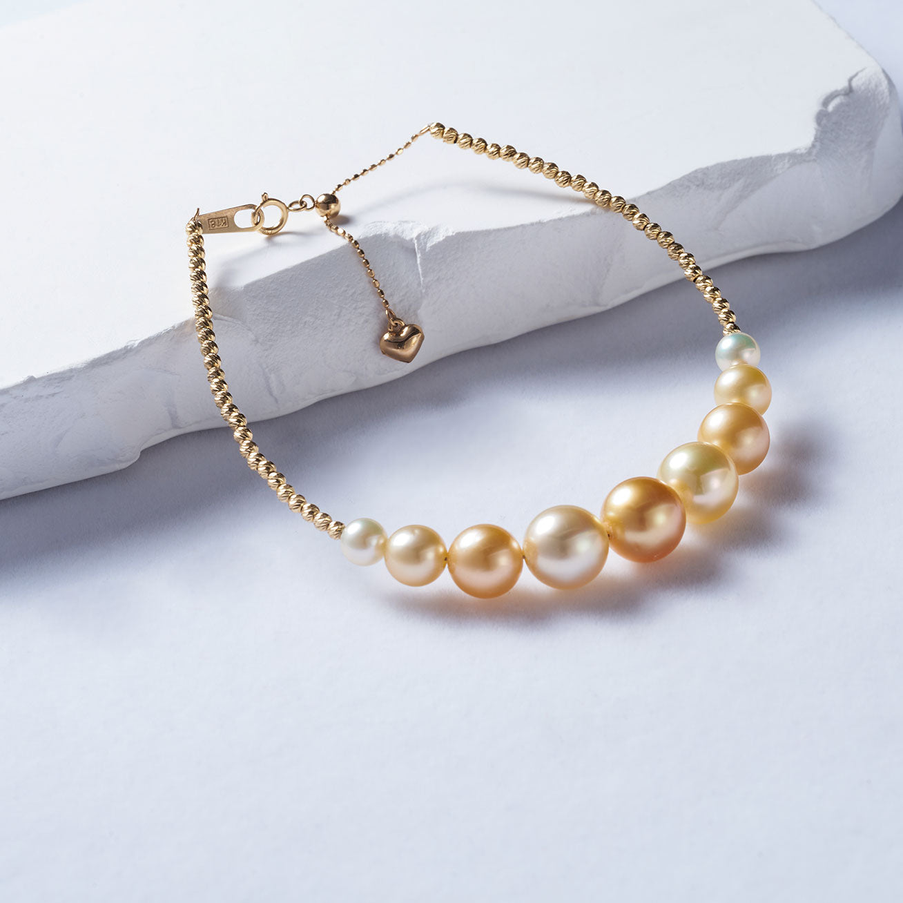 18K Solid Gold South Sea Pearl Bracelet KB00036 | Elegant & Timeless Jewelry for Women – Perfect for Weddings, Parties, and Special Occasions