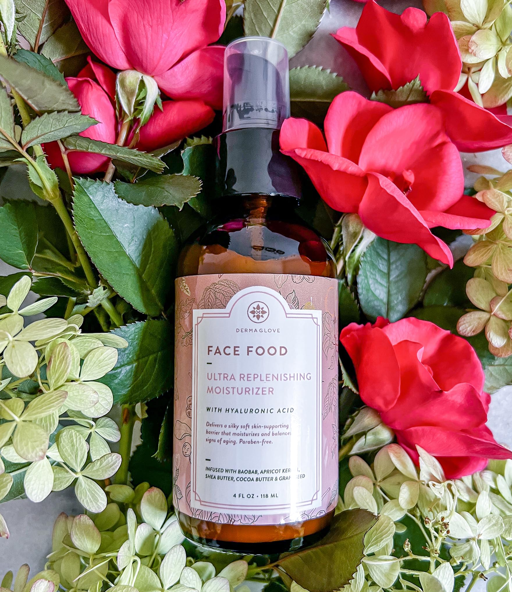 FACE FOOD All-Natural Skin Perfecting Moisturizer - Hyaluronic Acid Face Cream for Rejuvenation, Fine Lines & Wrinkle Reduction, Brightens Dull Skin, Redness Relief & Age Spot Treatment (4 fl oz) - Perfect for Daily Skincare Routine & Anti-Aging Regimen