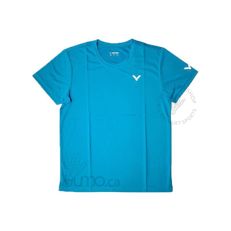 Victor AT 7004M Plain Dri-Fit Unisex T-Shirt - Moisture Wicking Quick Dry Activewear for Men & Women [Blue] - Perfect for Gym, Running, Yoga & Casual Wear