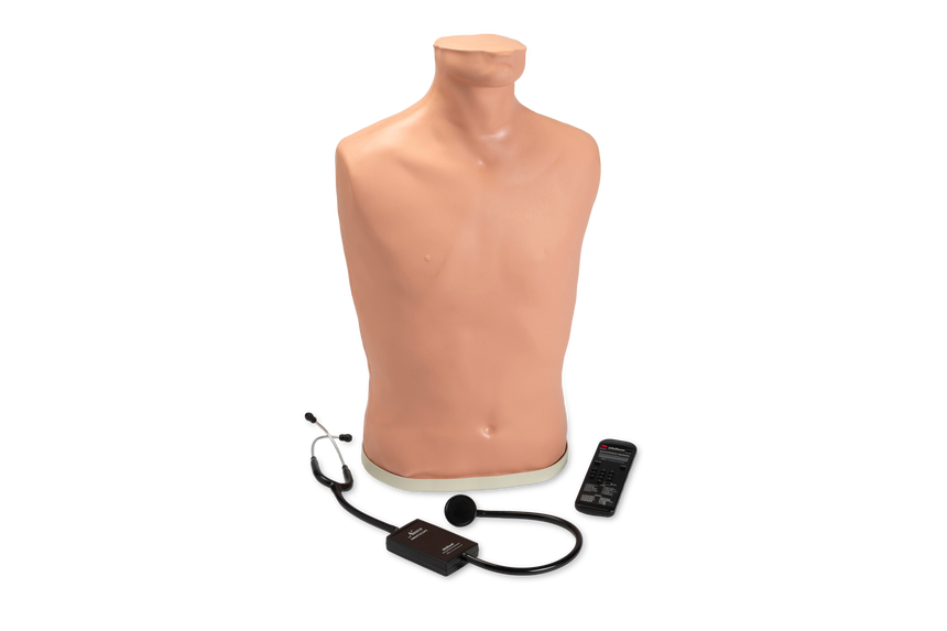 Auscult Trainer with Stethoscope - Medical Training Device for Students & Professionals | Perfect for CPR, First Aid, and Nursing Practice