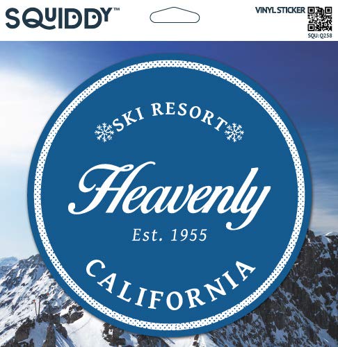 Squiddy Heavenly California Vinyl Sticker Decal - Waterproof & Durable for Phone, Laptop, Water Bottle (2.5