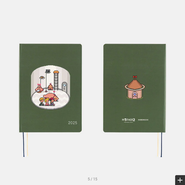 Hobonichi Techo 2025 MOTHER A5 Daily Planner - January Start, Monday Start - Japanese Edition - Perfect for Journaling, Planning & Gift Giving