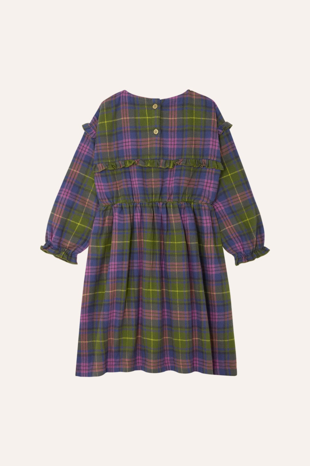 Colorful Checkered Kids Dress for Girls - Perfect for Outdoor Play, Birthday Parties & Family Gatherings