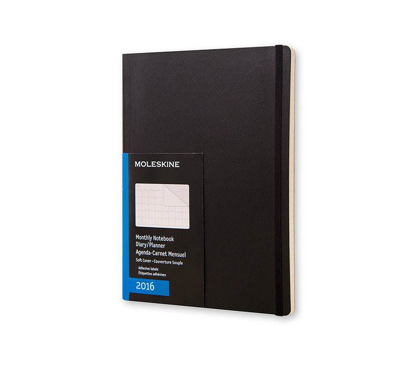 Premium Moleskine Monthly Planner 2024 - 12 Month Soft Cover Notebook for Work, School & Personal Organization | Perfect for Journaling, Scheduling & Productivity Tracking