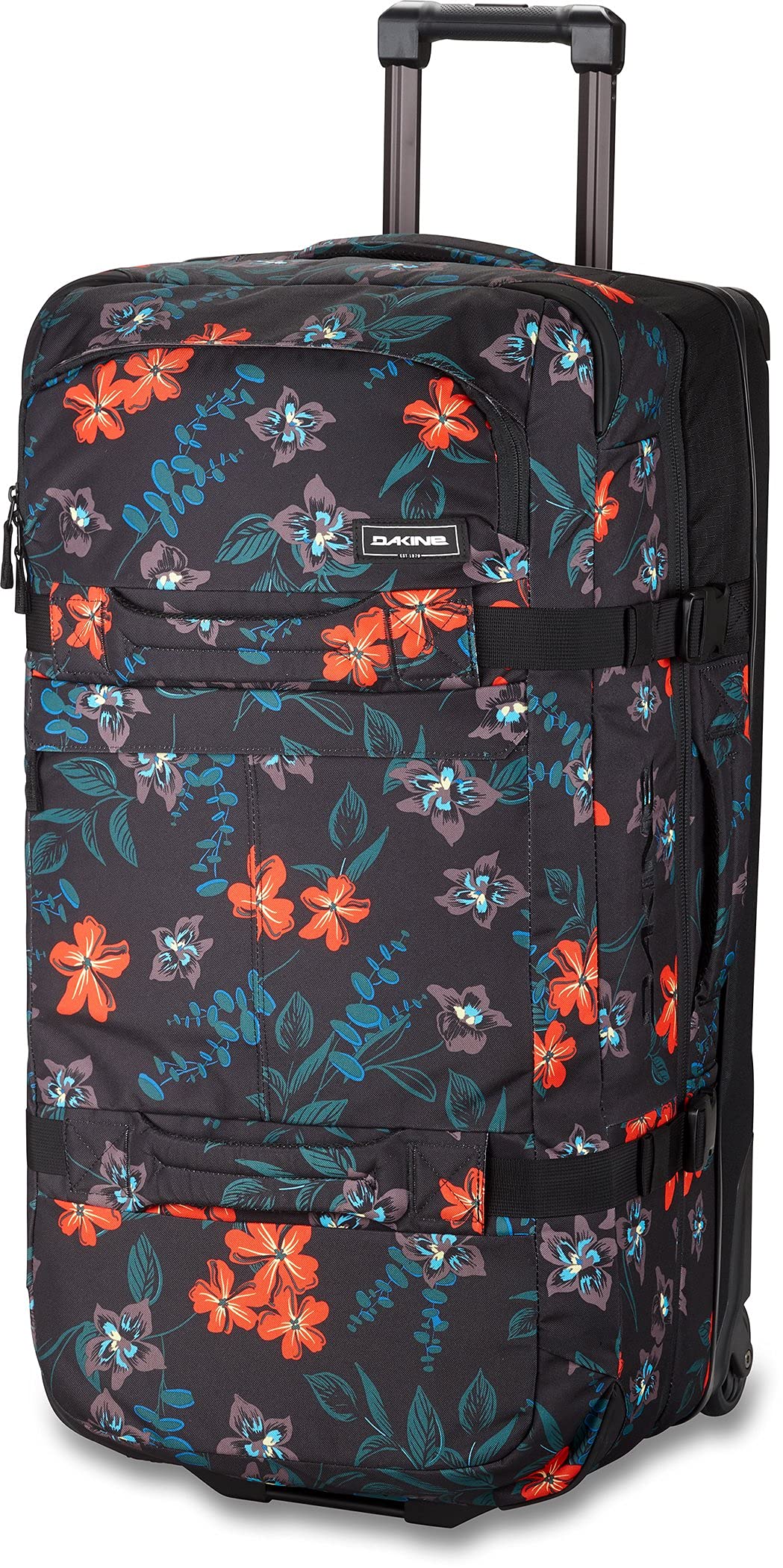 Dakine Split Roller Luggage - Lightweight Expandable Travel Bag with Wheels for Airplane Carry-On & Checked Luggage - Perfect for Business Trips, Vacations & Adventure Travel