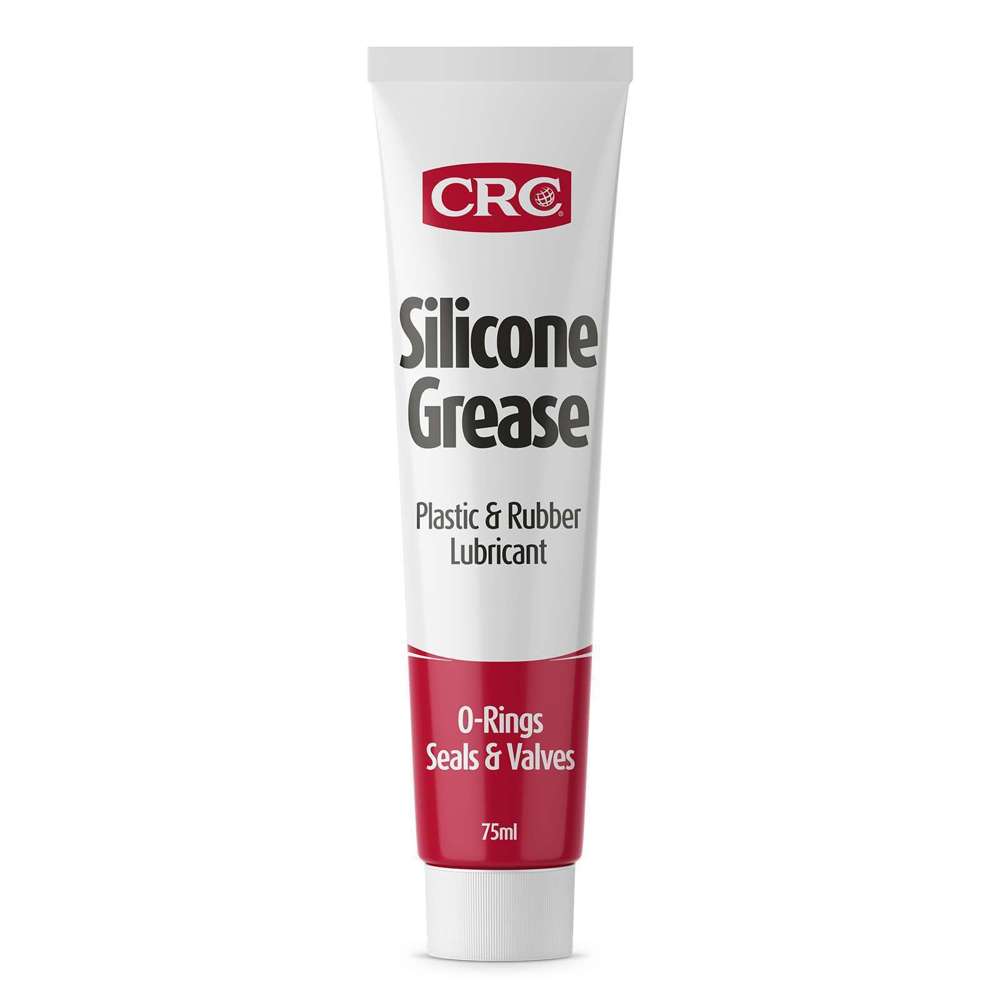 High-Performance C.R.C Silicone Grease 75ml - Waterproof Lubricant for Automotive, Marine & Industrial Use - Ideal for Seals, O-Rings & Rubber Parts