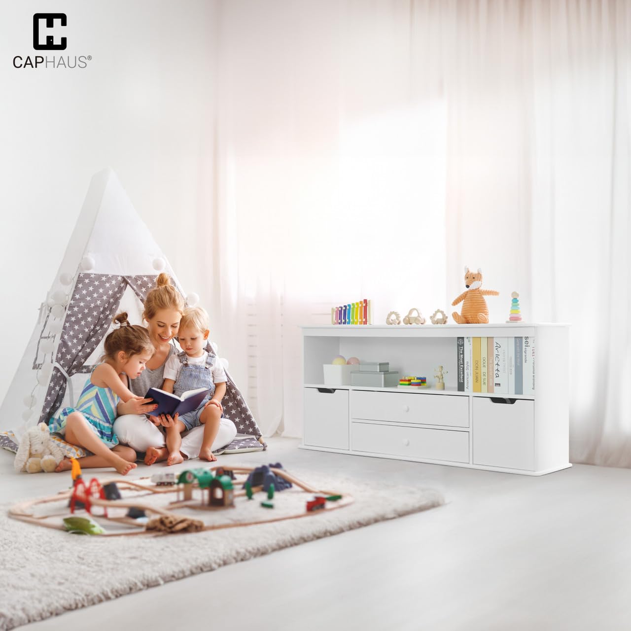 CAPHAUS 4-Drawer Toy Storage Organizer - 52