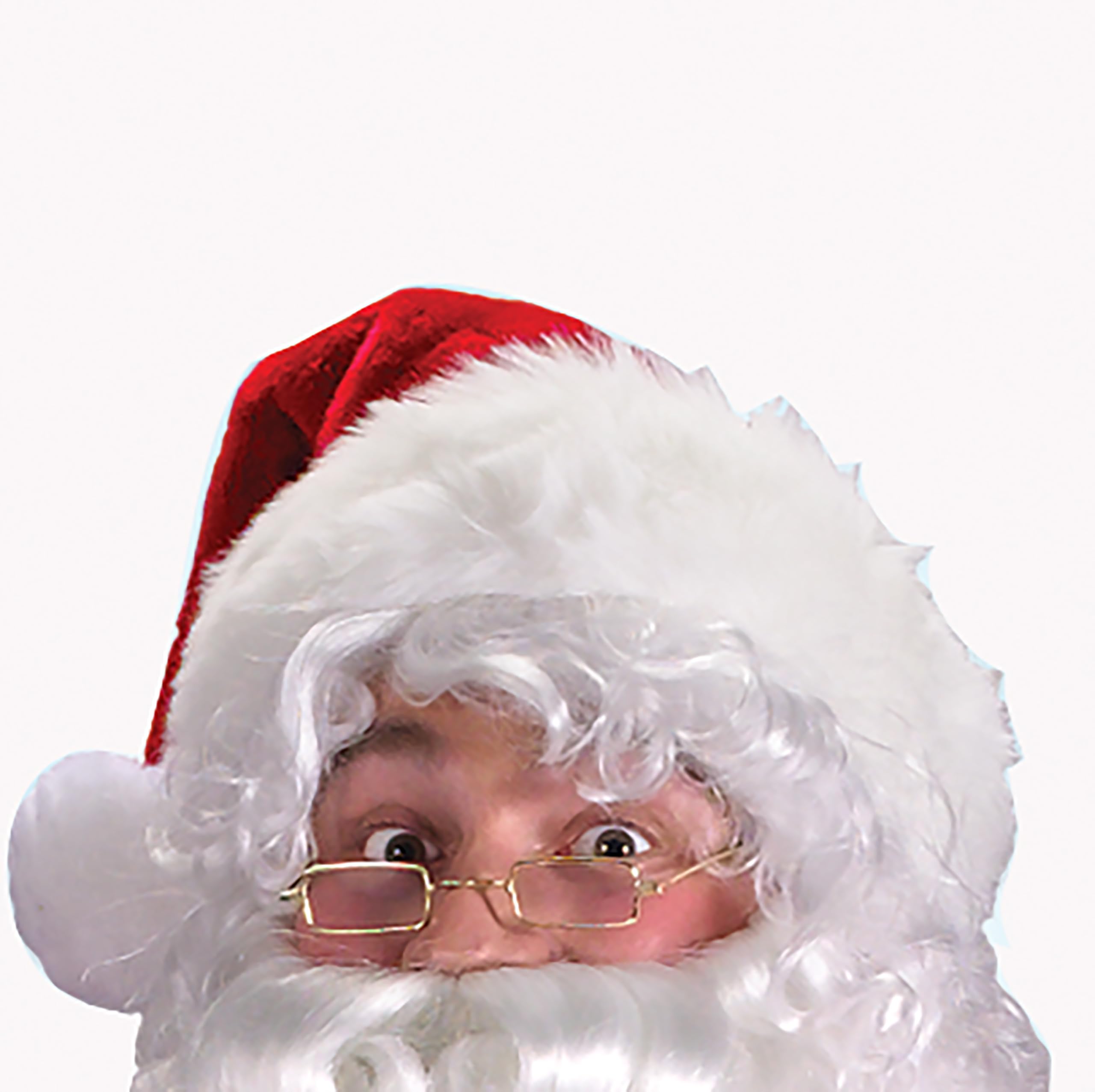 Fun World Costumes Men's Adult Regency Plush Crimson Santa Suit - Perfect for Christmas Parties, Holiday Events & Festive Family Photos