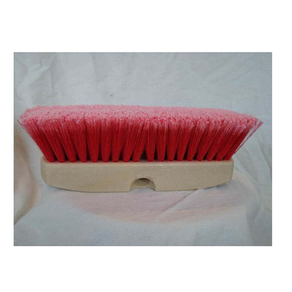 High Chemical Resistance Red Medium Soft Polystyrene Flow Through Brush for Cement Trucks & Aggressive Cleaning – Ideal for Industrial Cleaning, Concrete Mixers & Heavy-Duty Surface Scrubbing