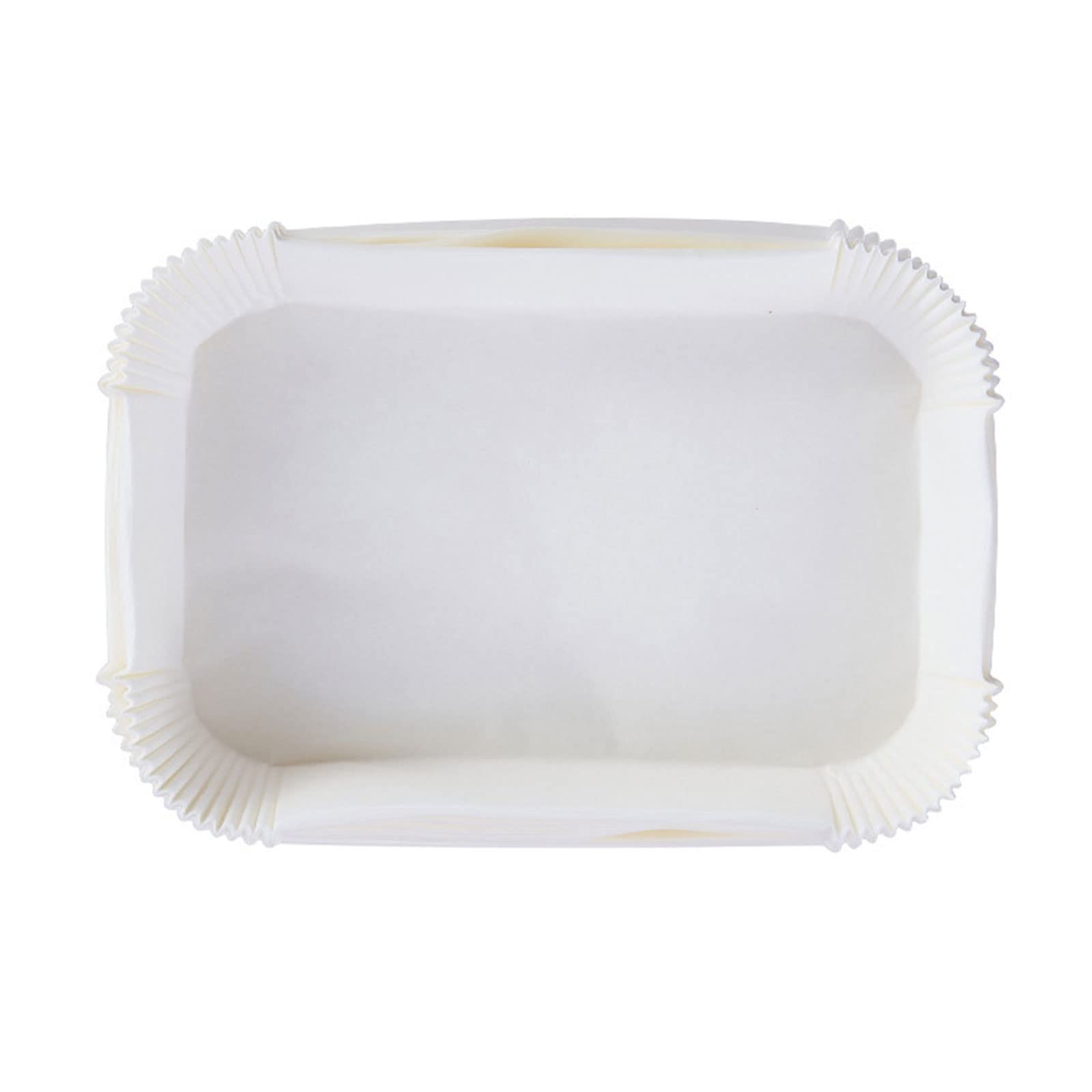 100Pcs Air Fryer Paper Liners - Disposable Non-Stick Parchment Paper for Baking, Cooking & Air Frying - Food Grade Safe & Easy Cleanup - Perfect for Air Fryers, Toaster Ovens & Microwave Use (White)