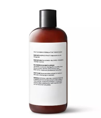 Goodfellow & Co™ Moroccan Mint & Cedar Body Wash - 16 fl oz | Refreshing & Invigorating Shower Gel for Men & Women | Perfect for Daily Use, Gym & Spa Relaxation