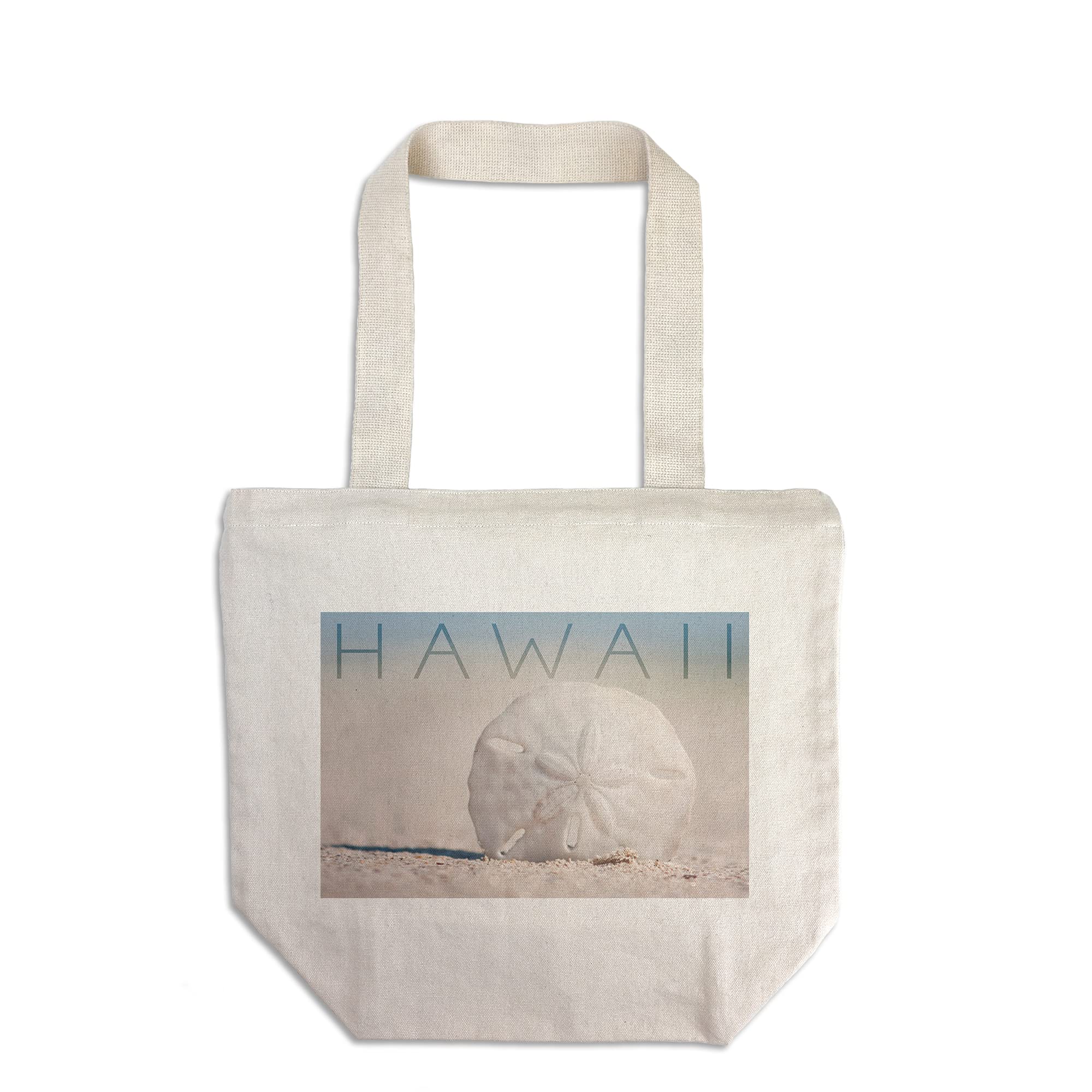 Hawaii Beach Sand Dollar Tote Bag - 100% Cotton Canvas Reusable Shopping Bag for Groceries, Beach Trips & Eco-Friendly Lifestyle