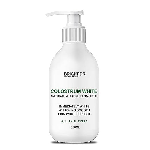 Korean Beauty DR - Korean Milk Whitening Shower Gel for Skin Brightening, 300ml - Hydrating & Nourishing Body Wash for Glowing Skin, Perfect for Daily Use & Spa Days