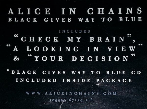 Alice In Chains - Black Gives Way To Blue (2xLP Vinyl Record + CD Album) | Limited Edition Clear Vinyl | Alternative Rock Music | Perfect for Collectors & Music Enthusiasts