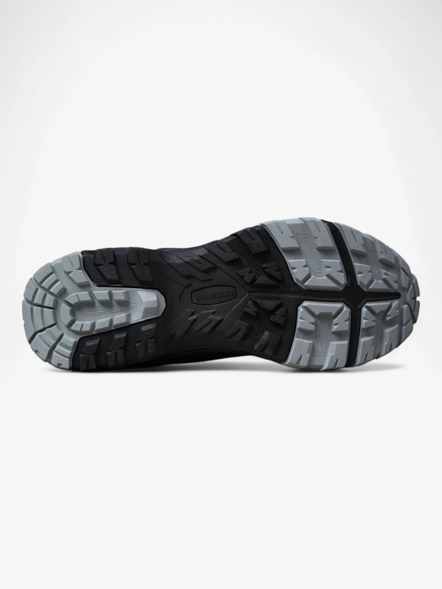 **Ajanta Alpine Skate Shoes for Men & Women - Black & Grey Sneakers for Skateboarding, Casual Wear & Street Style**