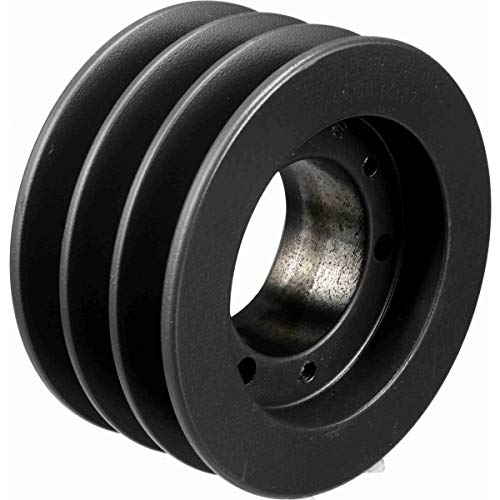 55V520SD Q-D Sheave - Cast Iron 5 Groove Pulley for 5V Belt with SD Bushing - Ideal for Industrial Machinery, HVAC Systems, and Power Transmission Applications