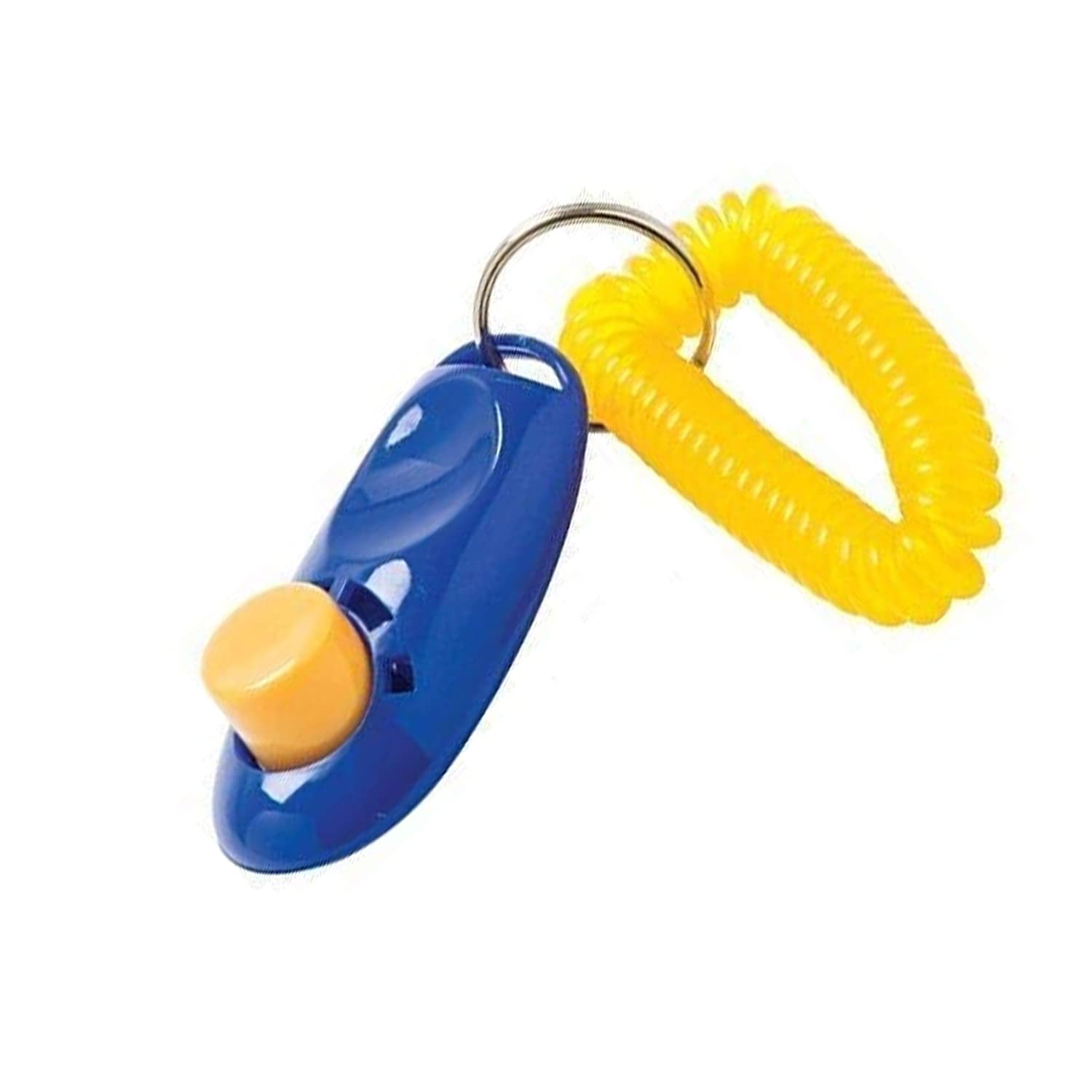 Emily Pets Dog Clicker with Wrist Band - Colorful & Effective Training Clicker for Dogs, Puppies & Cats - Perfect for Obedience Training, Behavior Correction & Positive Reinforcement (Pack of 1)