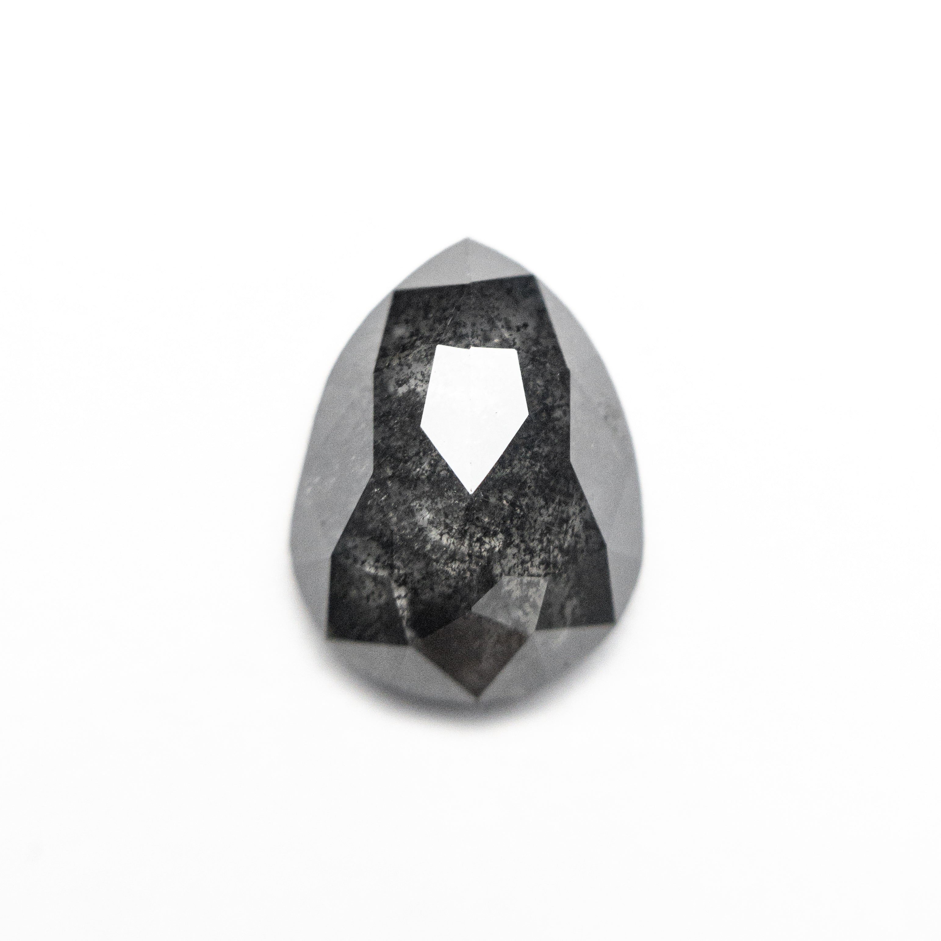 2.11ct Pear Rose Cut Diamond - 10.00x7.66x3.36mm Loose Gemstone for Engagement Rings & Jewelry Making | Natural Pink Rose Cut Pear Shape Stone