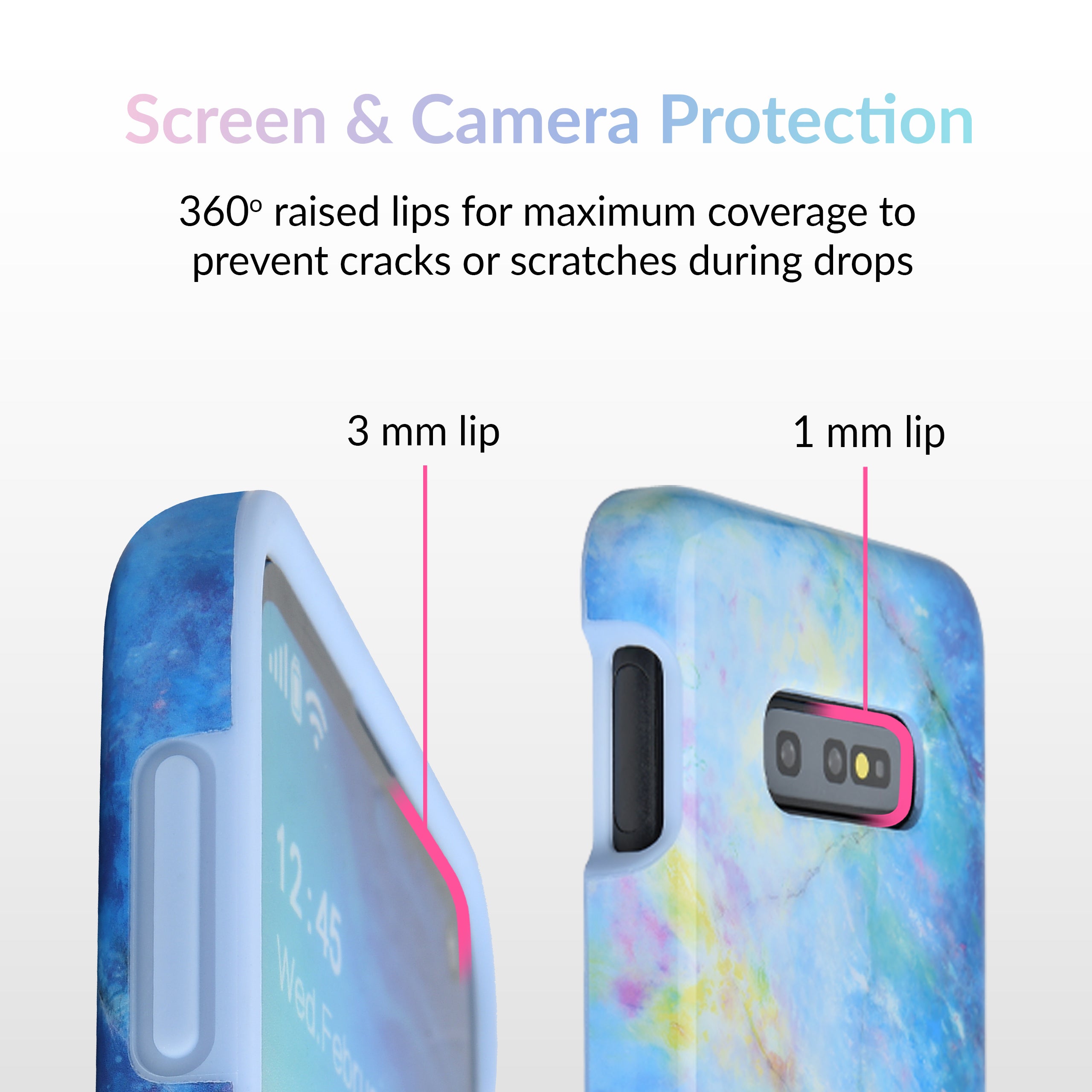 Blue Opal Samsung Galaxy Case - Protective Phone Cover with Premium Design for Galaxy S21/S22/S23 - Perfect for Everyday Use & Gifts