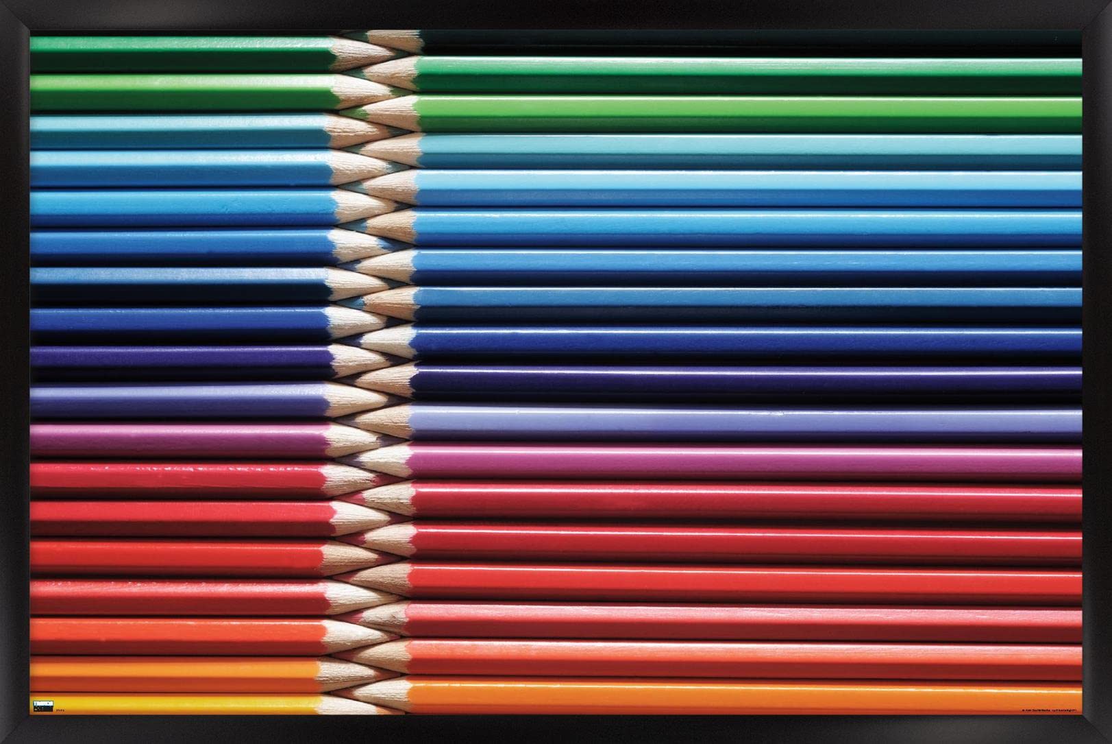 Trends International Tom Quartermaine - Premium Colored Pencils Art Poster 22.375