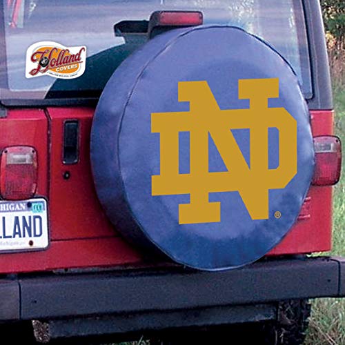Notre Dame Fighting Irish Tire Cover - Heavy Duty Waterproof Car Wheel Cover for SUV, Truck, RV - Perfect for Tailgating, College Football Games & Alumni Events