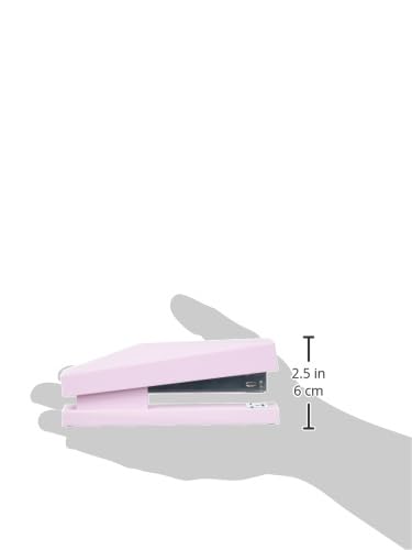 Miquelrius Bella Garden Pink Stapler - Cute Office & School Supplies for Paper, Notebooks, Crafting & Home Organization