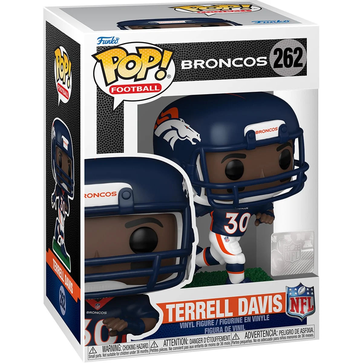 Terrell Davis Denver Broncos NFL Jersey - Official Legends Series Football Apparel for Fans & Collectors - Perfect for Game Day, Tailgating & Sports Memorabilia Displays