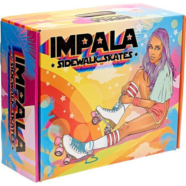 Impala White Roller Skates for Women & Men - Outdoor & Indoor Roller Skating - Perfect for Rinks, Parks, and Fitness