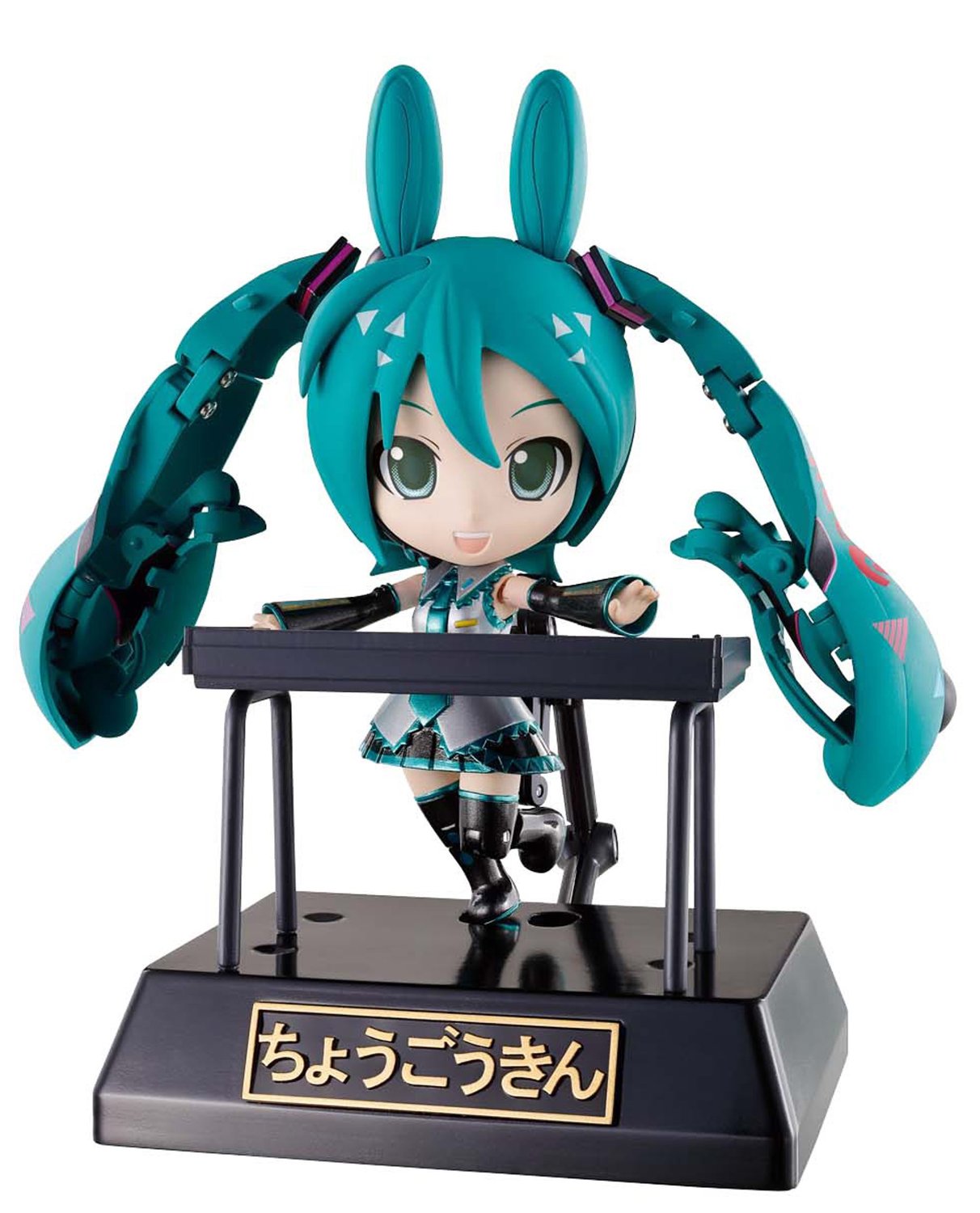 Chogokin Miracle Henkei Hatsune Miku & Rody Action Figure - Collectible Anime Figure for Display & Cosplay - Perfect for Anime Fans, Gift Giving & Home Decor