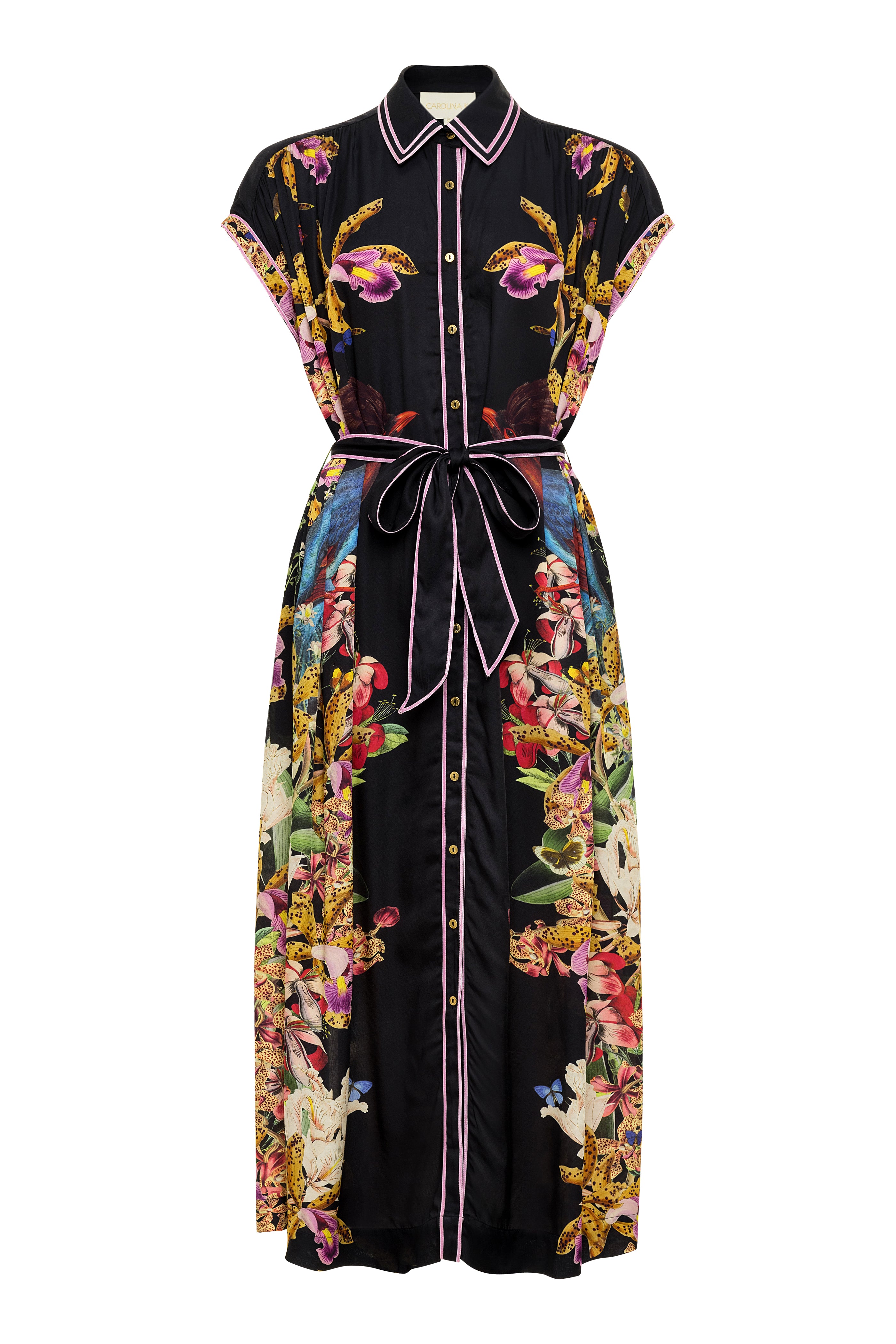 Valerie Kaftan 43 - Elegant Floral Print Maxi Dress for Women | Perfect for Summer Beach Vacations, Boho Parties & Casual Outings