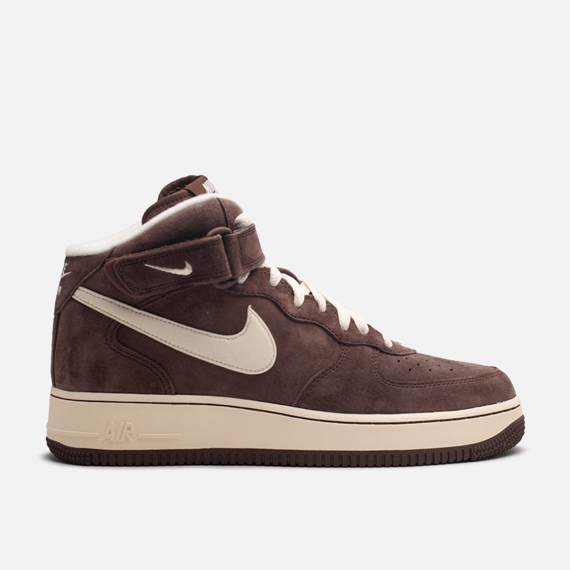 Nike Air Force 1 Mid '07 QS Chocolate Men's Basketball Shoes - Retro Style Sneakers for Casual Wear & Street Fashion