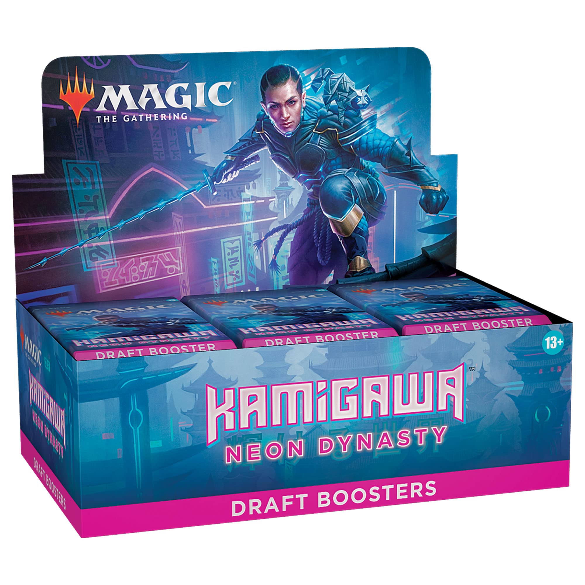 Magic: The Gathering Kamigawa: Neon Dynasty Draft Booster Box - 36 Packs (540 Cards) | MTG Collector's Edition, TCG Card Game | Perfect for Draft Tournaments & Deck Building