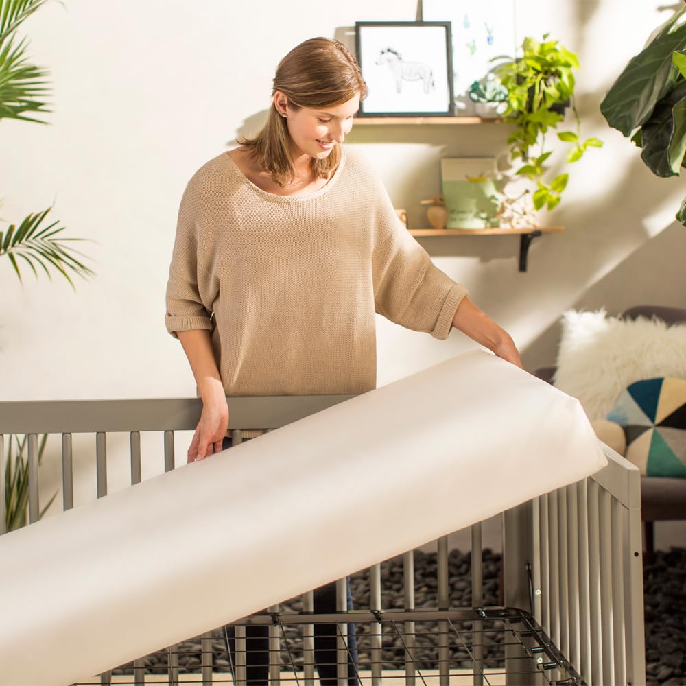 Naturepedic Organic Baby Crib Mattress - Classic 150 Coil 2-Stage Waterproof Mattress for Infants & Toddlers | Non-Toxic, Hypoallergenic | Perfect for Nursery, Daycare & Travel Cribs