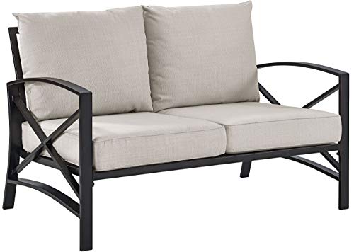 Oiled Bronze With Oatmeal Cushions