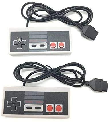Original Nintendo NES Controller - 2 Pack Classic Gamepad for NES Console - Perfect for Retro Gaming & Collectors