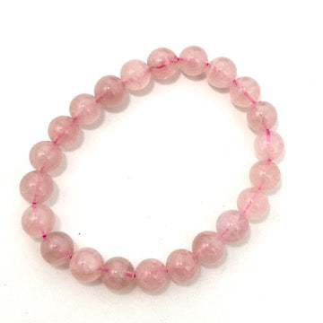 Natural Rose Quartz Bracelet for Women - Healing Crystal Jewelry for Stress Relief & Positive Energy - Perfect for Meditation, Yoga & Everyday Wear