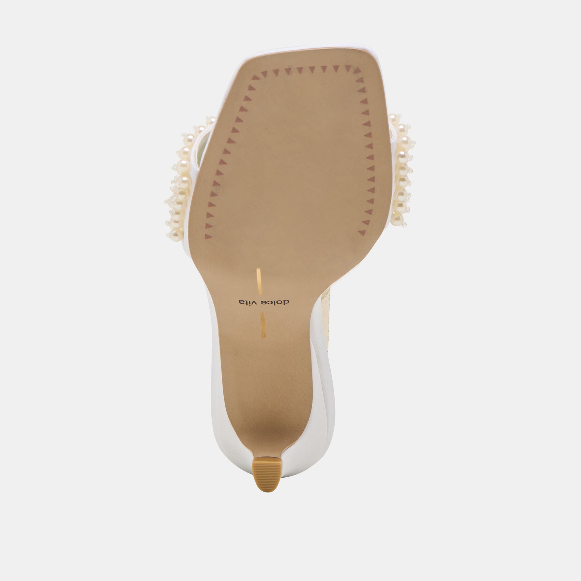 REXA PEARL HEELS - Off White Satin Women's Dress Shoes for Weddings, Parties & Special Occasions