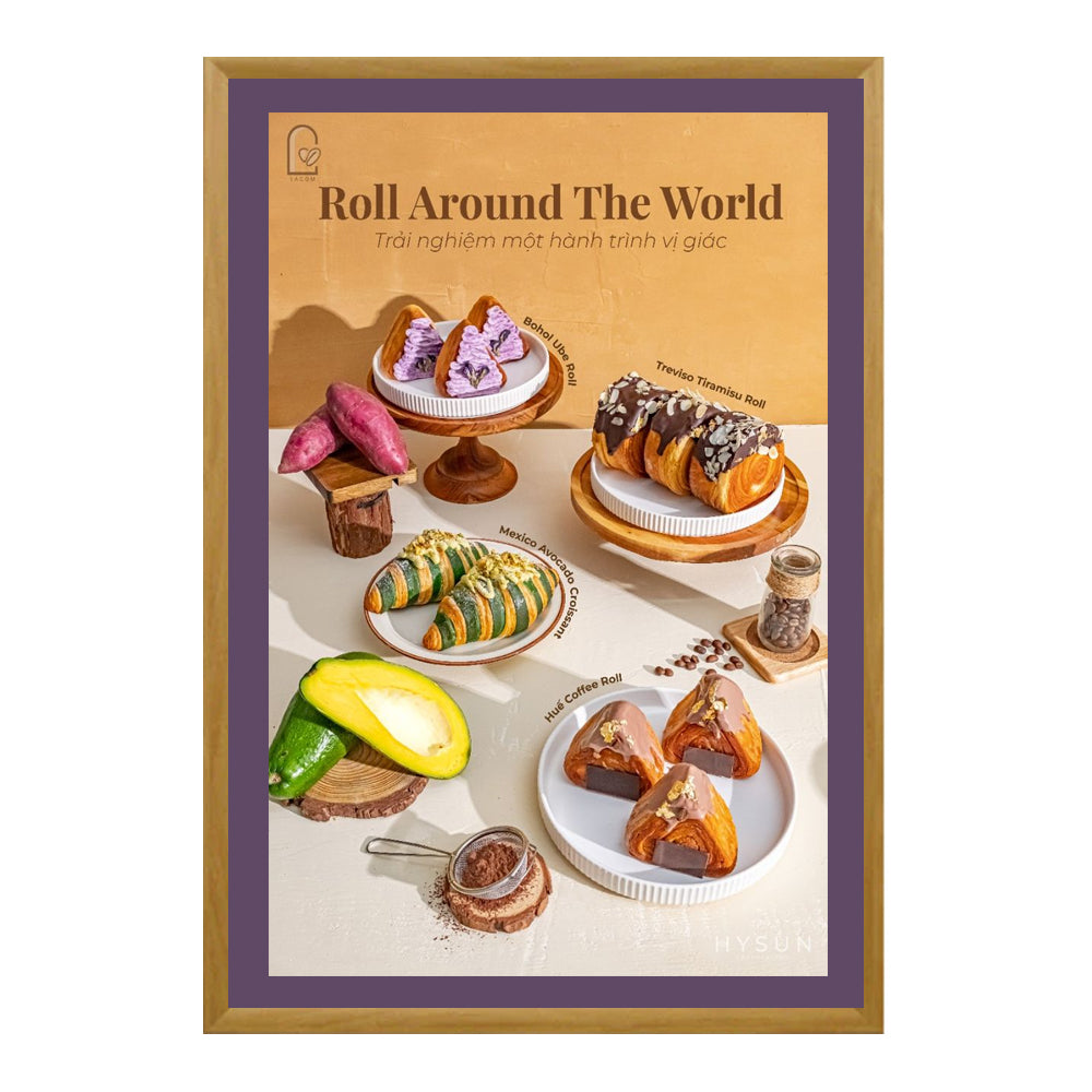Premium 9x12 Designer Wood Snap Frames for Posters - 2 Wide Matboard Included - Perfect for Home Decor, Art Displays & Office Presentations
