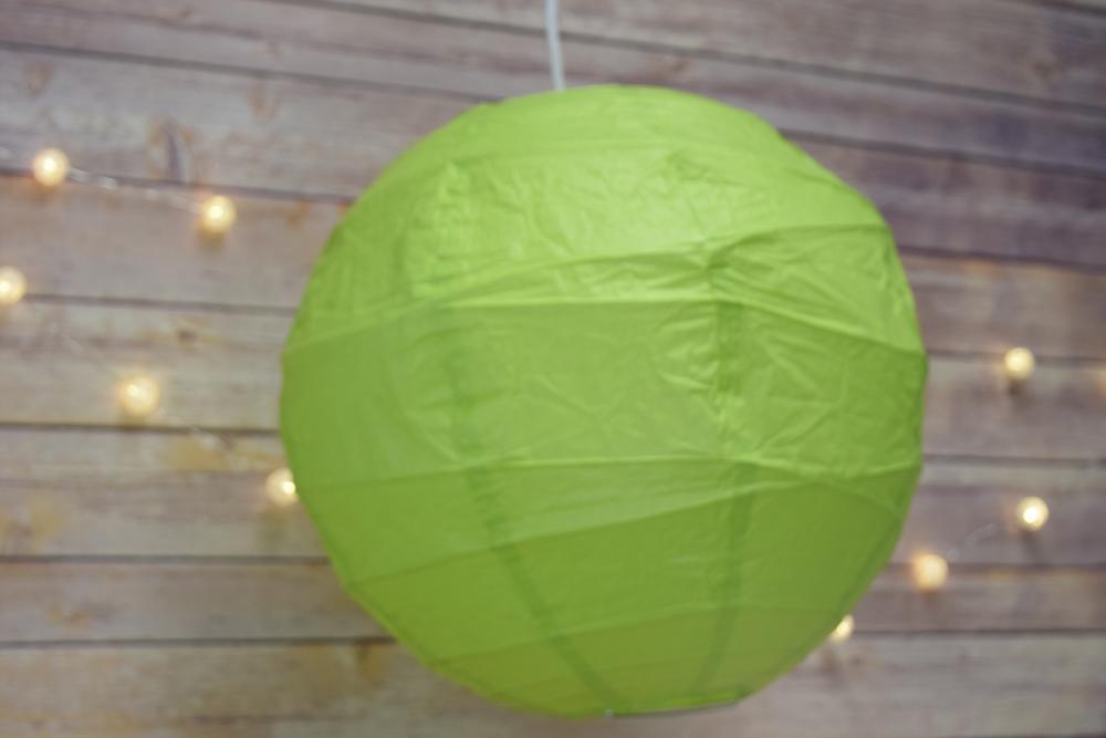 5 Pack 12 Inch Grass Green Free Style Ribbing Hanging Paper Lanterns - Perfect for Party Decorations, Weddings, and Home Festive Lighting