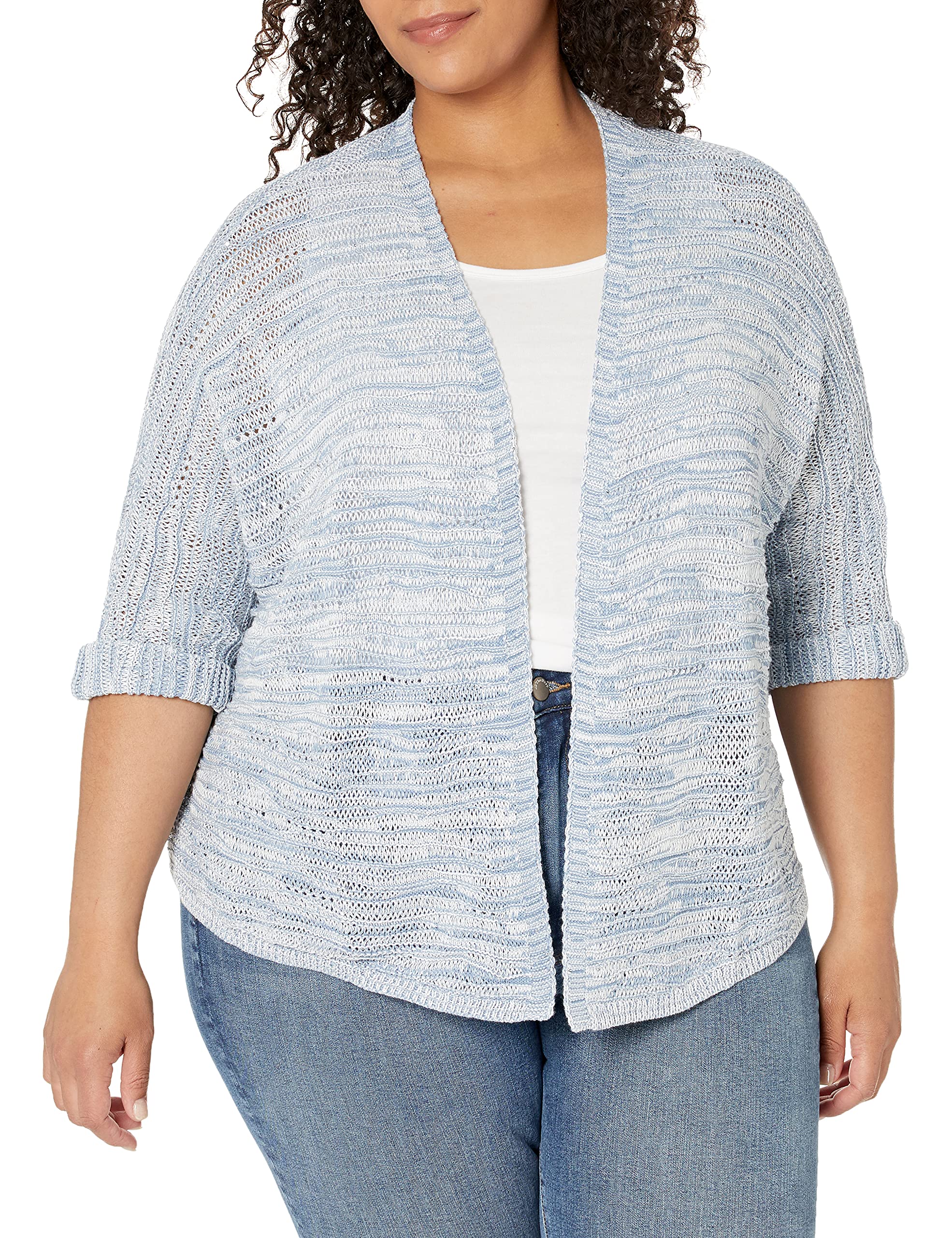 NIC+ZOE Women's Calm Waters Cardigan - Soft Lightweight Knit Sweater for Casual Wear, Office & Layering | Cozy Fall & Winter Fashion