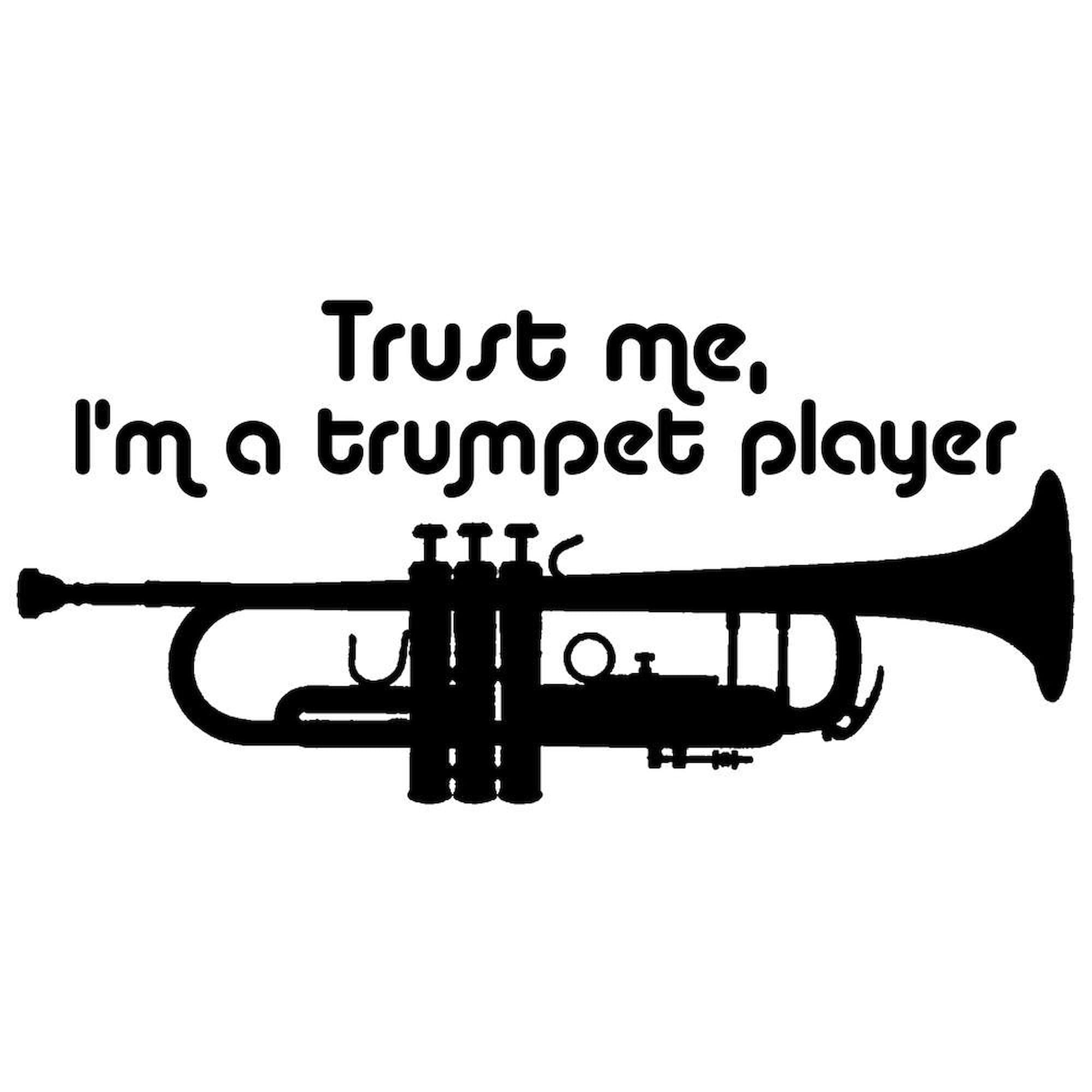 Trumpet Player Mug - 11 oz (325 ml) Ceramic Coffee Cup with Handle - Perfect Gift for Musicians, Music Teachers & Band Members - Great for Tea, Hot Chocolate & Office Use