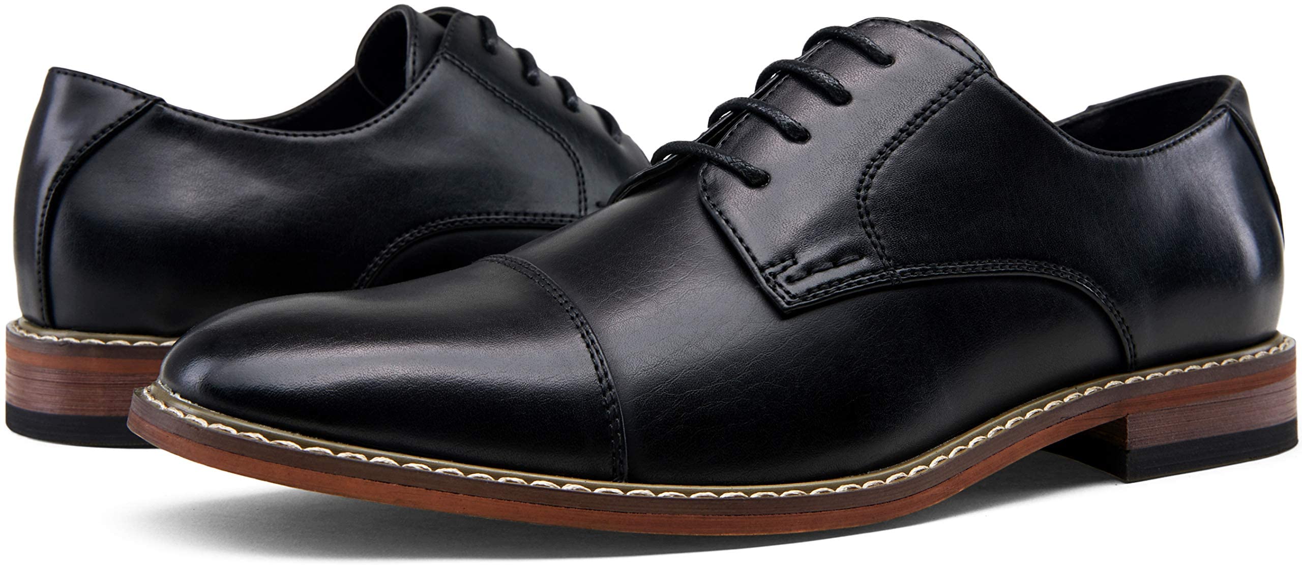 Vostey Men's Oxford Dress Shoes - Classic Business Formal Derby Shoes for Men | Perfect for Office, Weddings & Special Occasions