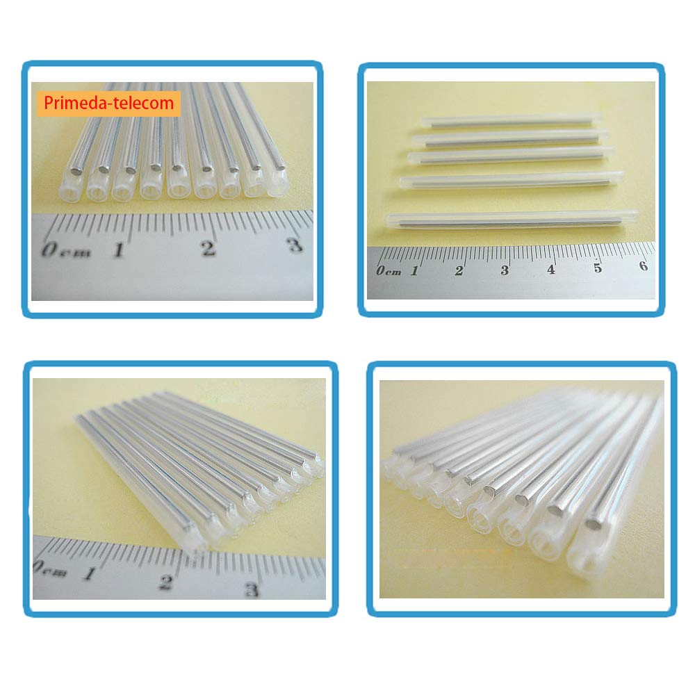 Fiber Optic Fusion Splice Protection Sleeves - 2500pcs Heat Shrinkable Tube (OD2.5, 60mm) for Network Cable Repair & Data Center Installation