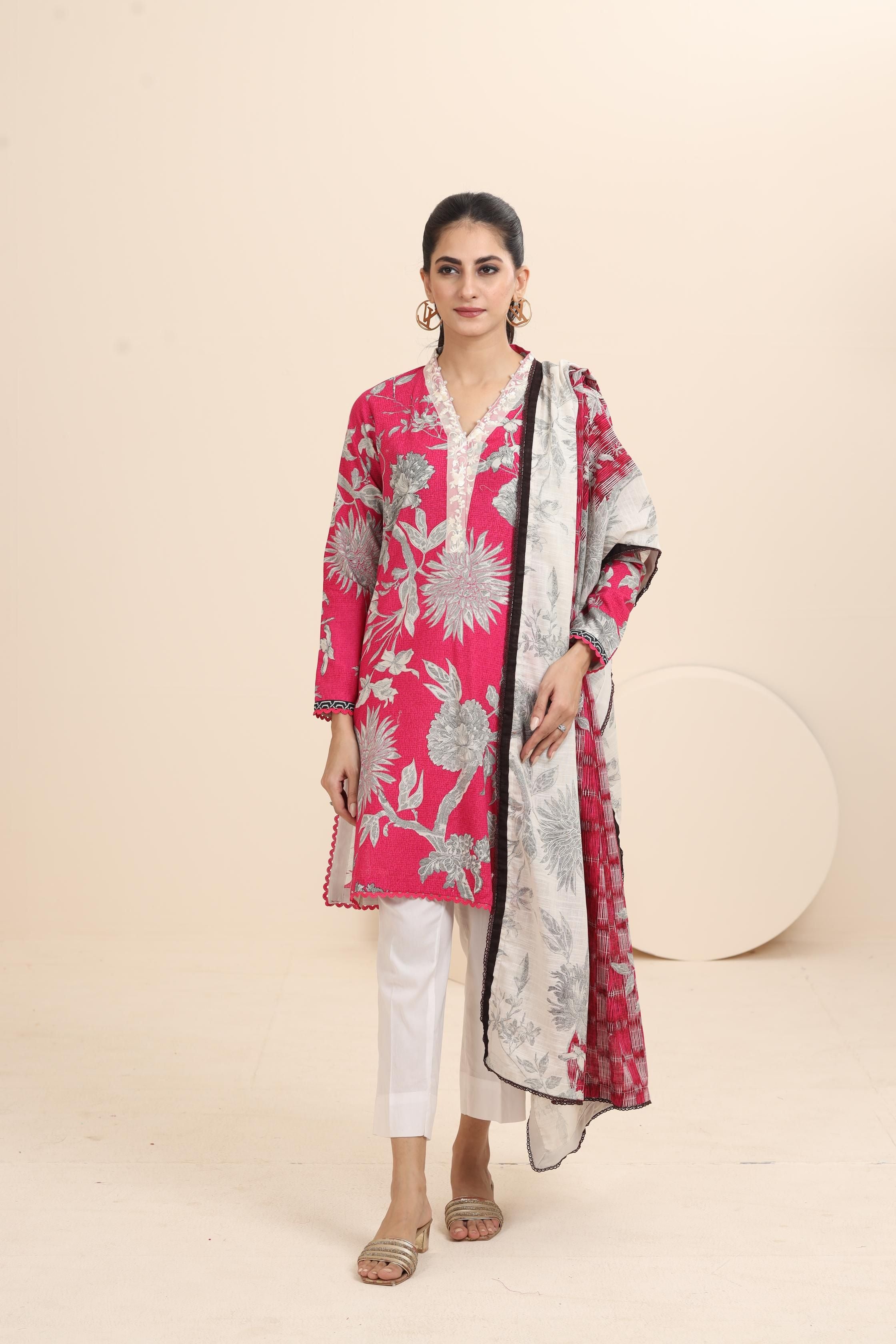 Sana Safinaz Mahay Stitched Embroidered Formal Dress - Elegant Pakistani Designer Wear for Weddings, Parties & Special Occasions