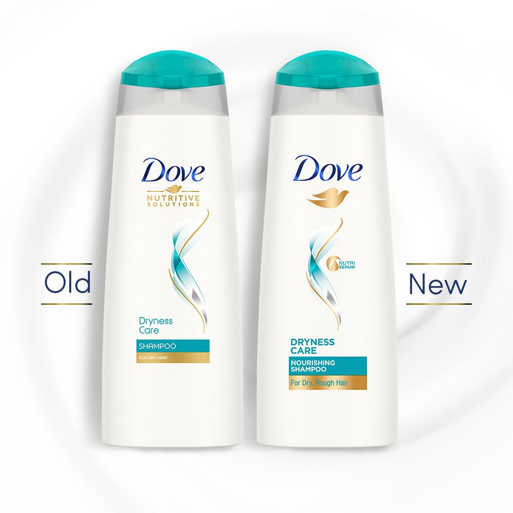 Dove Dryness Care Shampoo for Very Dry Hair - 12oz (340ml) | Hydrating & Nourishing Formula | Perfect for Damaged, Frizzy & Color-Treated Hair | Salon-Quality Results at Home