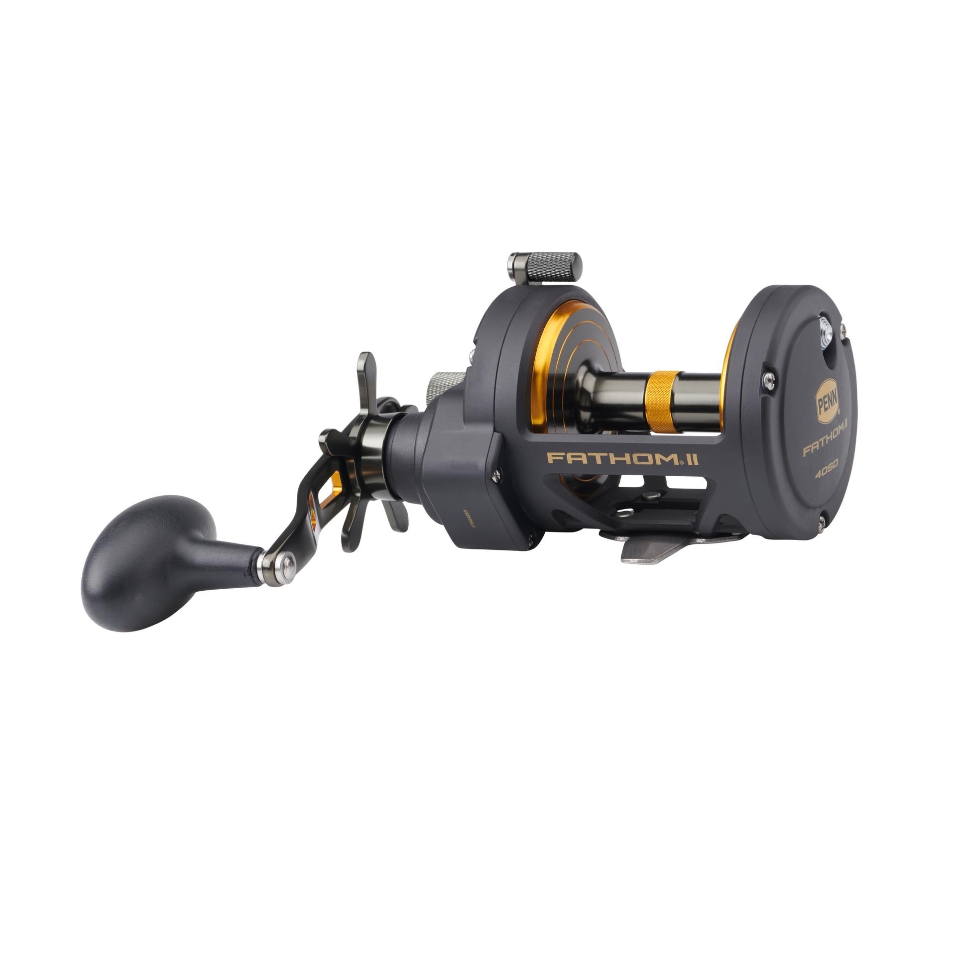 PENN Fathom™ II Star Drag Conventional Fishing Reel - Saltwater & Freshwater Fishing Gear for Offshore, Surf, and Boat Anglers