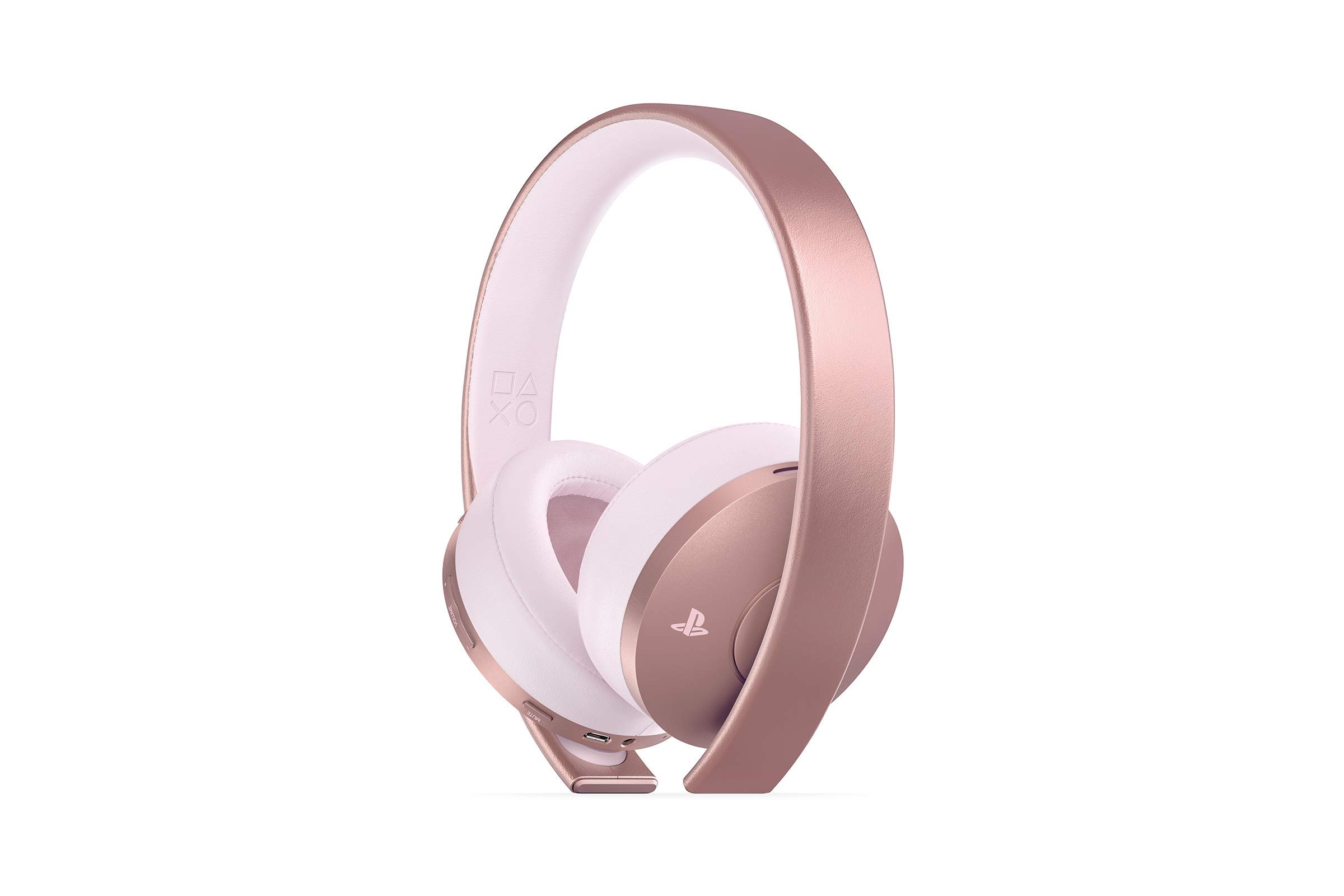 Renewed PlayStation Gold Wireless Headset (Rose Gold) for PS4 - Noise Cancelling Gaming Headset with 7.1 Virtual Surround Sound | Perfect for Online Gaming, Streaming & Late Night Sessions