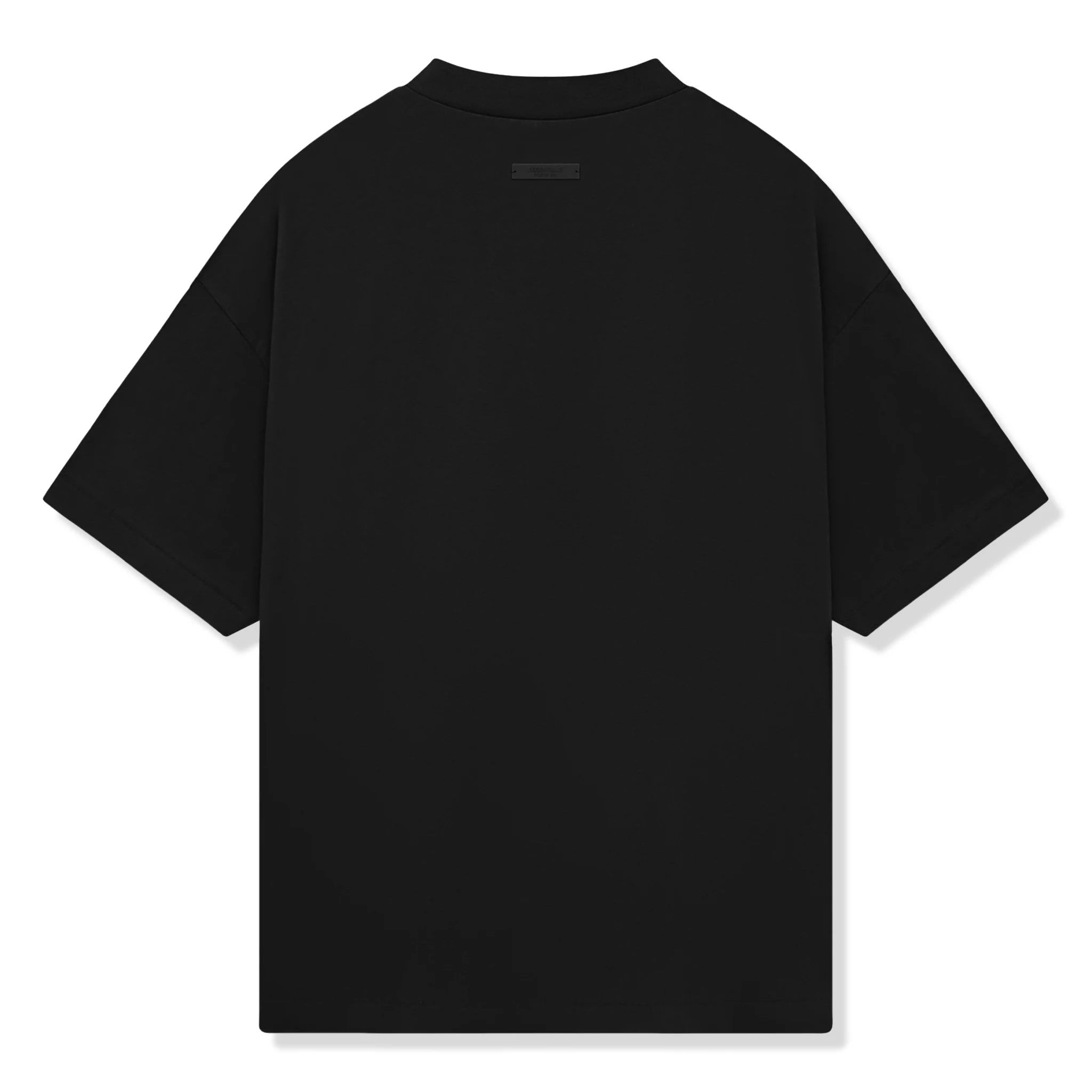 Fear of God Essentials Jersey Crewneck Black T-Shirt for Men | FW24 Collection | Casual Streetwear & Layering Staple